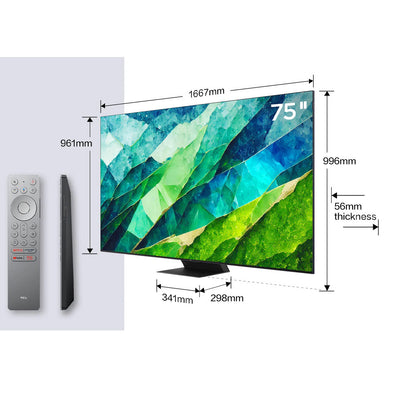 TCL 75C855K 75" 4K UHD QD-Mini LED TV