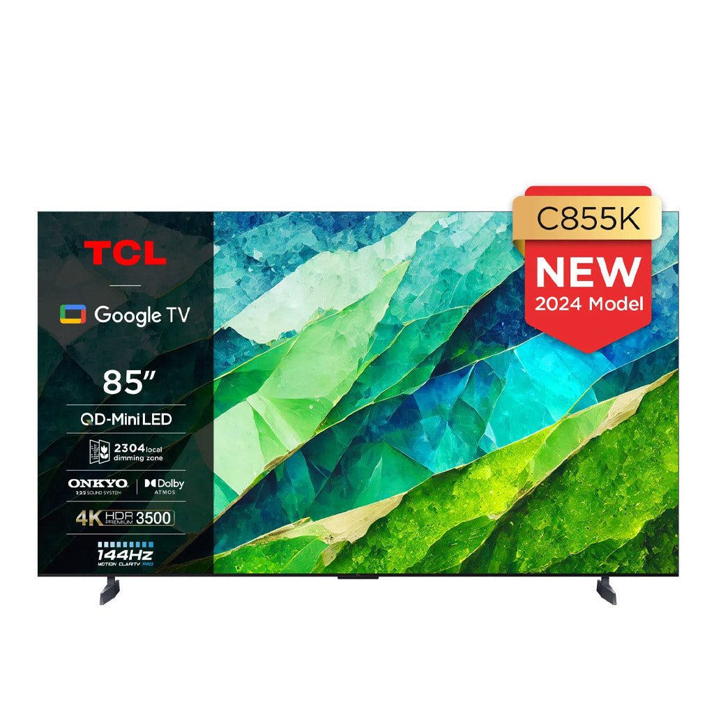 TCL 85C855K 85" 4K UHD QD-Mini LED TV