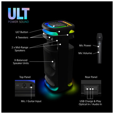 Sony ULT TOWER 10 Party Speaker SRSULT1000