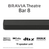 Sony BRAVIA Theatre Bar 8 Soundbar HT-A8000