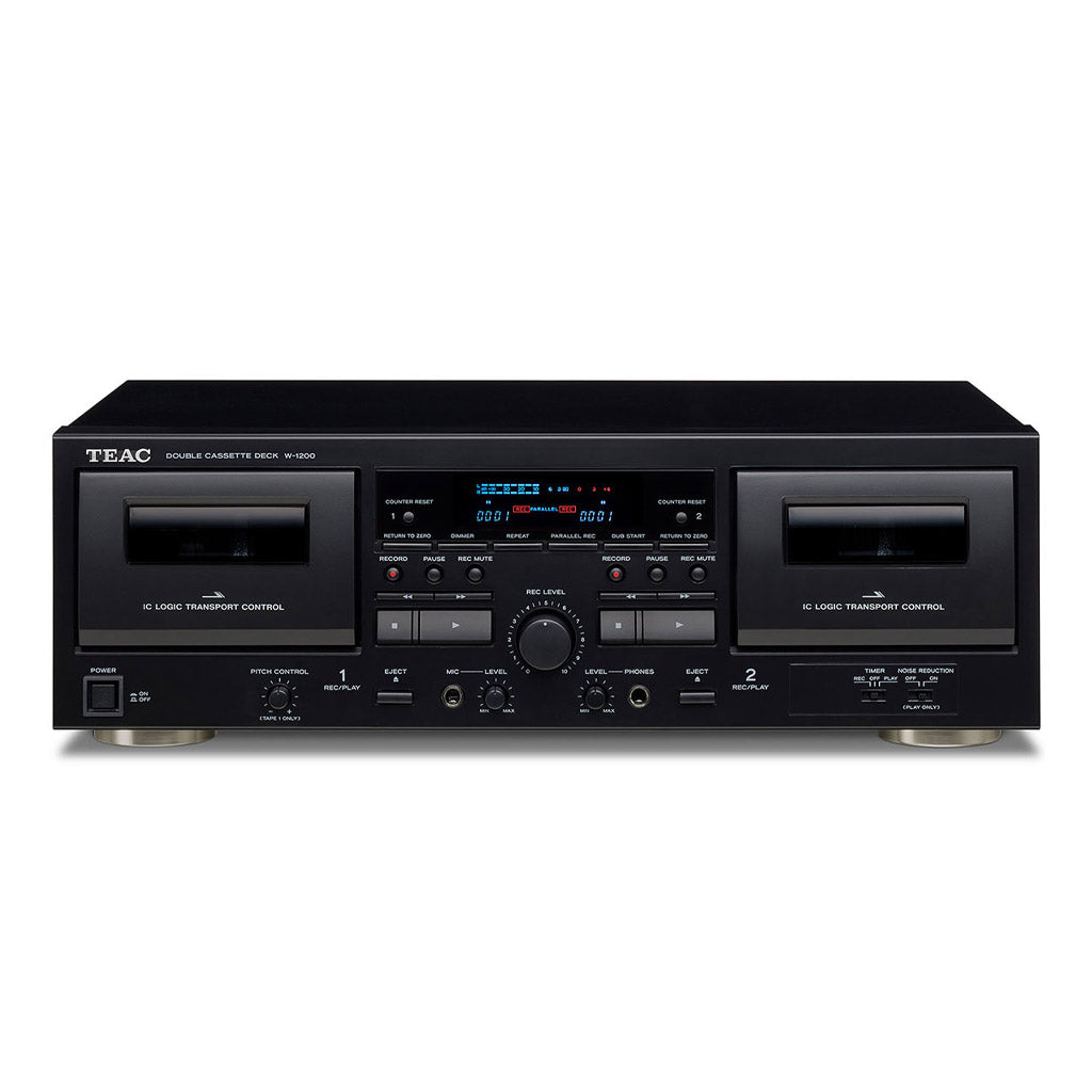 Teac W-1200B Double Cassette Player