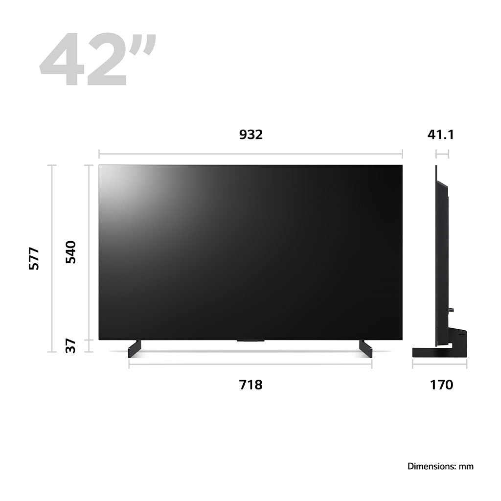 LG OLED42C34LA 42 4K OLED evo TV - SpatialOnline